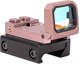 Reflex Sight Compact RMR Flip Up Red Dot Sights with Heightened 20mm Mount Base for Pistol Rifle Handgun Picatinnny - Ratulie