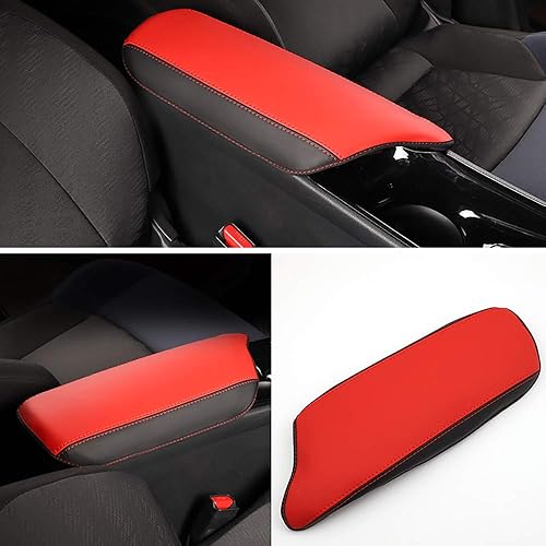 Miniatura 2 de AAGiiLEEYO Funda para reposabrazos de automóvil, fundas protectoras para consola central para Toyota CHR 2018, 2019, 2019, 2020, 2021, 2022 (rojo)