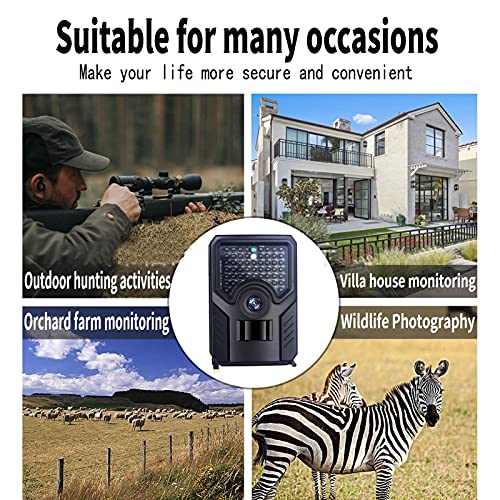 LXLTL Wildkamera, HD Video Wildtierkamera mit Klarer 15M No Glow Infrarot 0.8S Schnelle Trigger Nachtsicht… – Bild 6