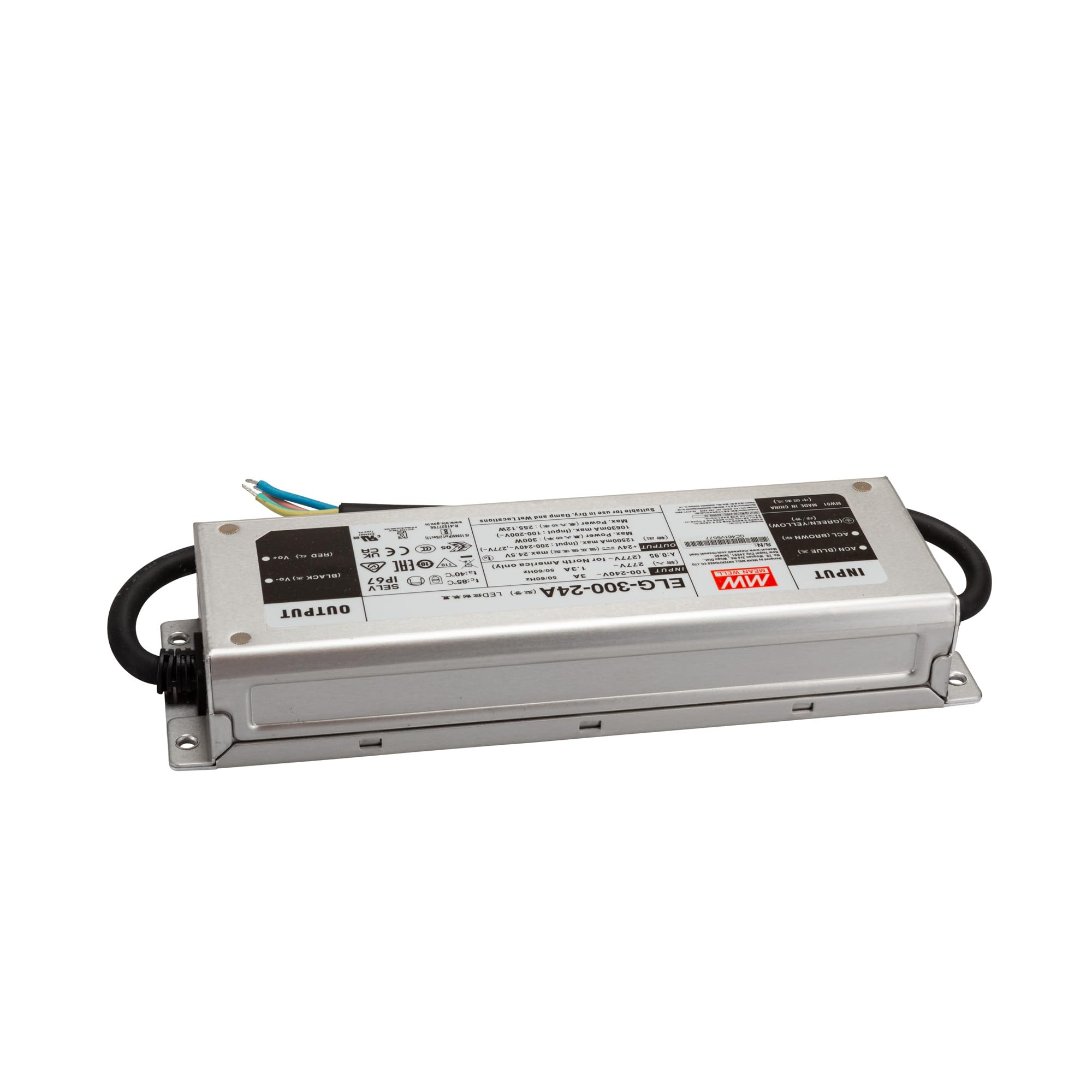 Driver LED Mean Well ELG-300-24A a tensione costante, corrente costante 300 W 12.5 A 14.4-24 V/DC non dimmerabile, r