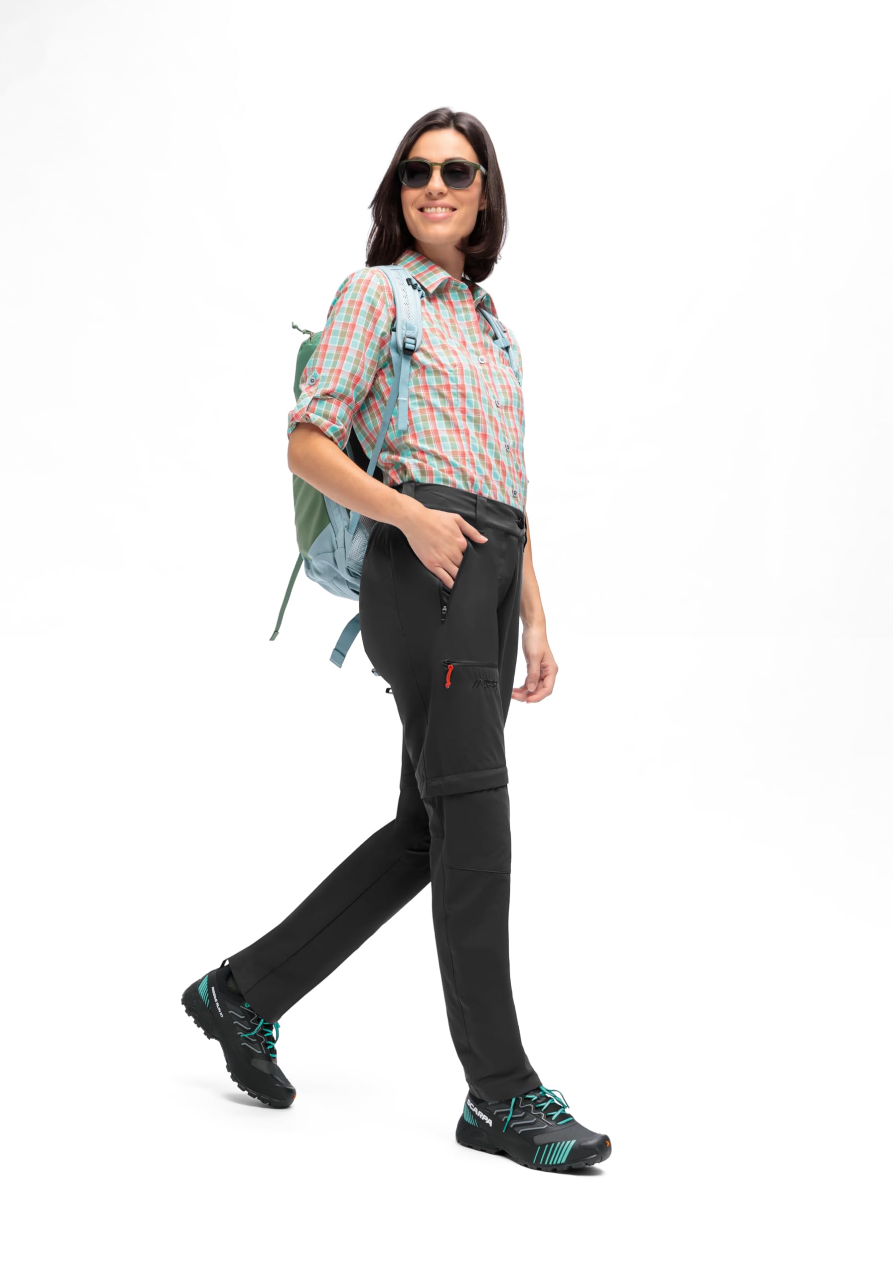 Maier Sports Damen Wanderhose NATA Zip Loop