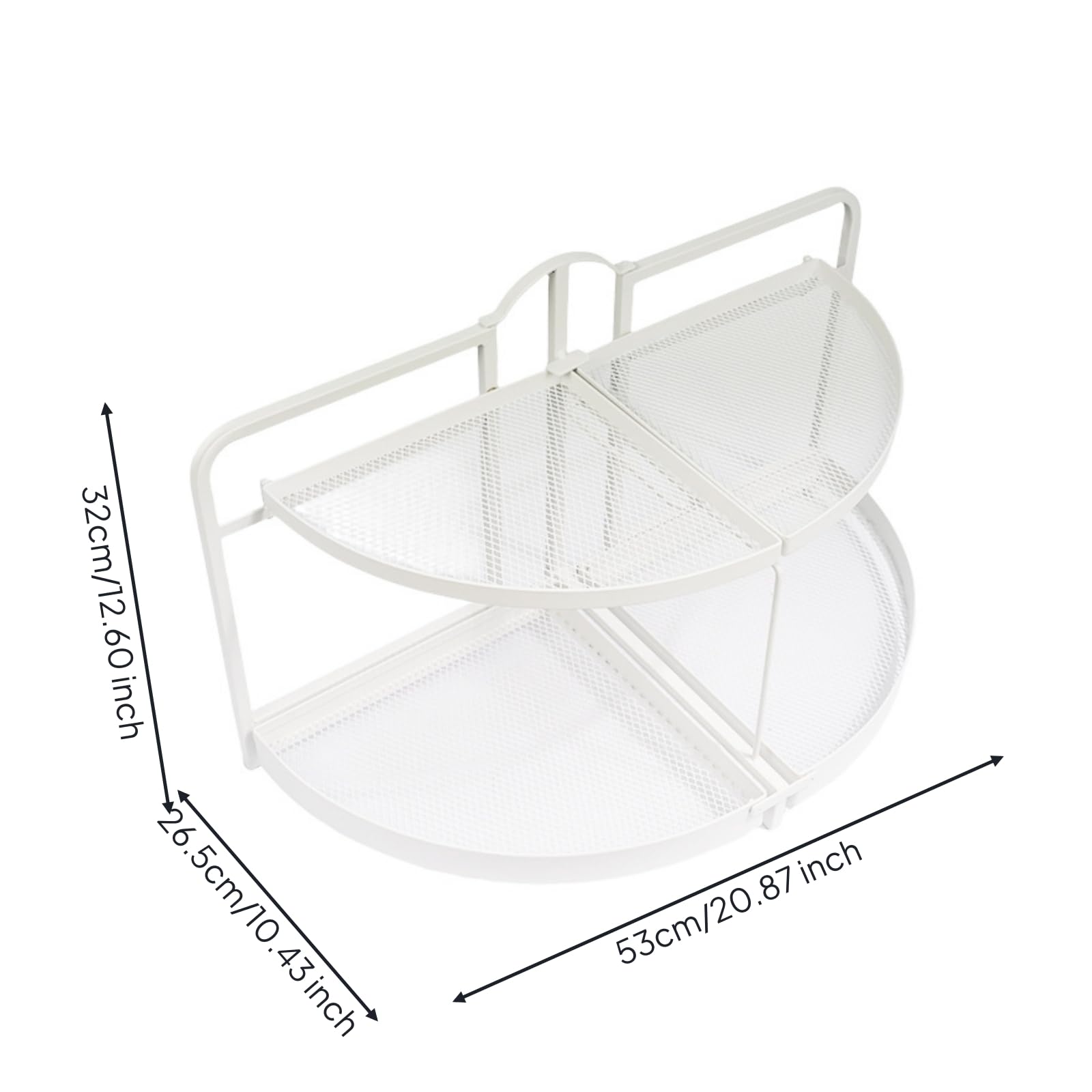 Baoblaze Étagère Pliable En Métal Multiuge | Stable, Étagère Rangement Cuisine, Organiseur, Manger,