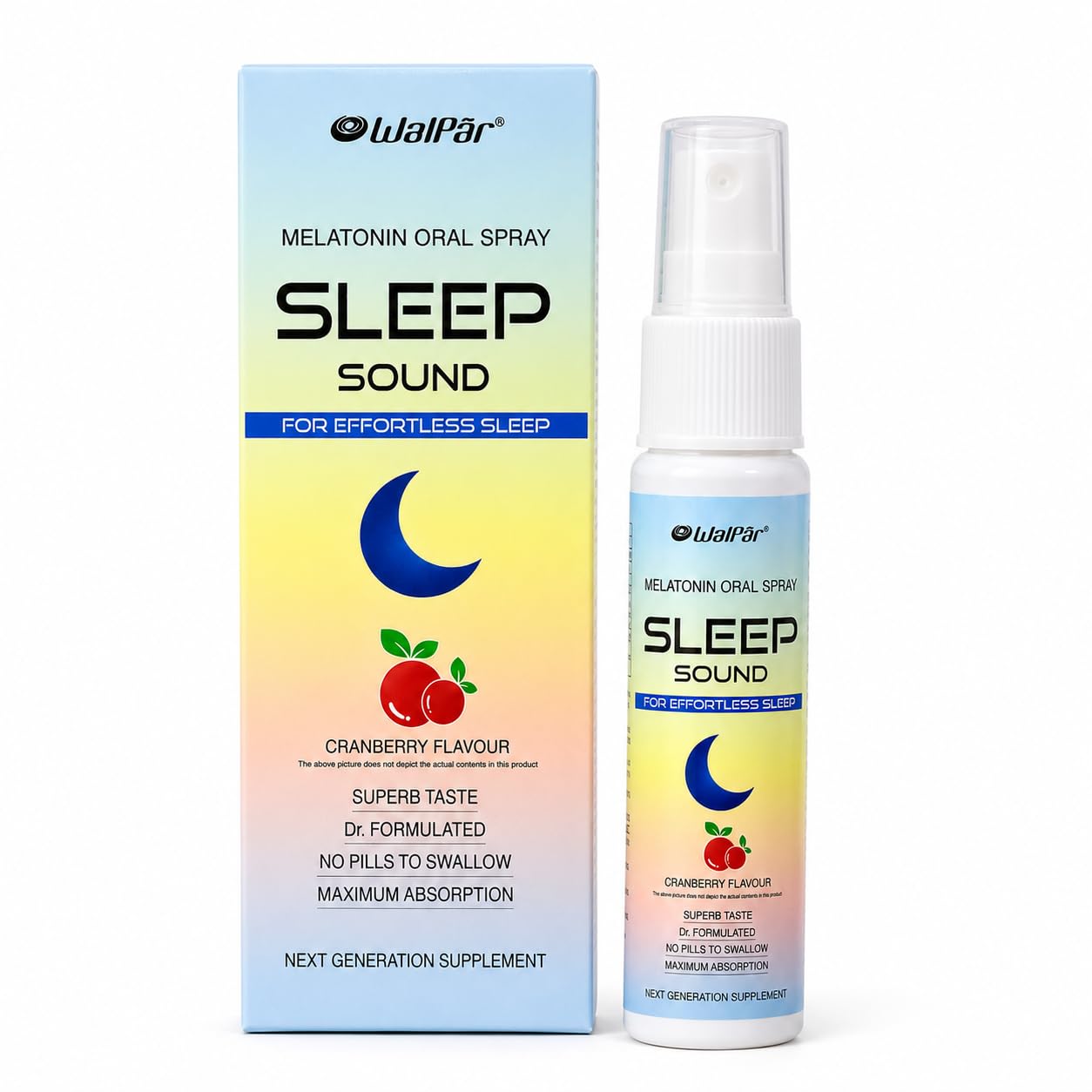 WALPAR Sound Sleep Melatonin Oral Spray for effortless sleep Cranberry Flavour 30 ml - PACK OF 2 — Amazon image 8