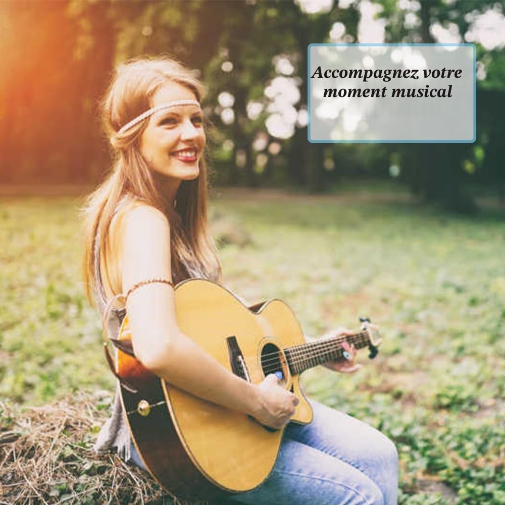 30 Pièces Protections Doigts Silicone pour Guitare - Capsules Antidérapantes Réutilisables Découpées Respirantes