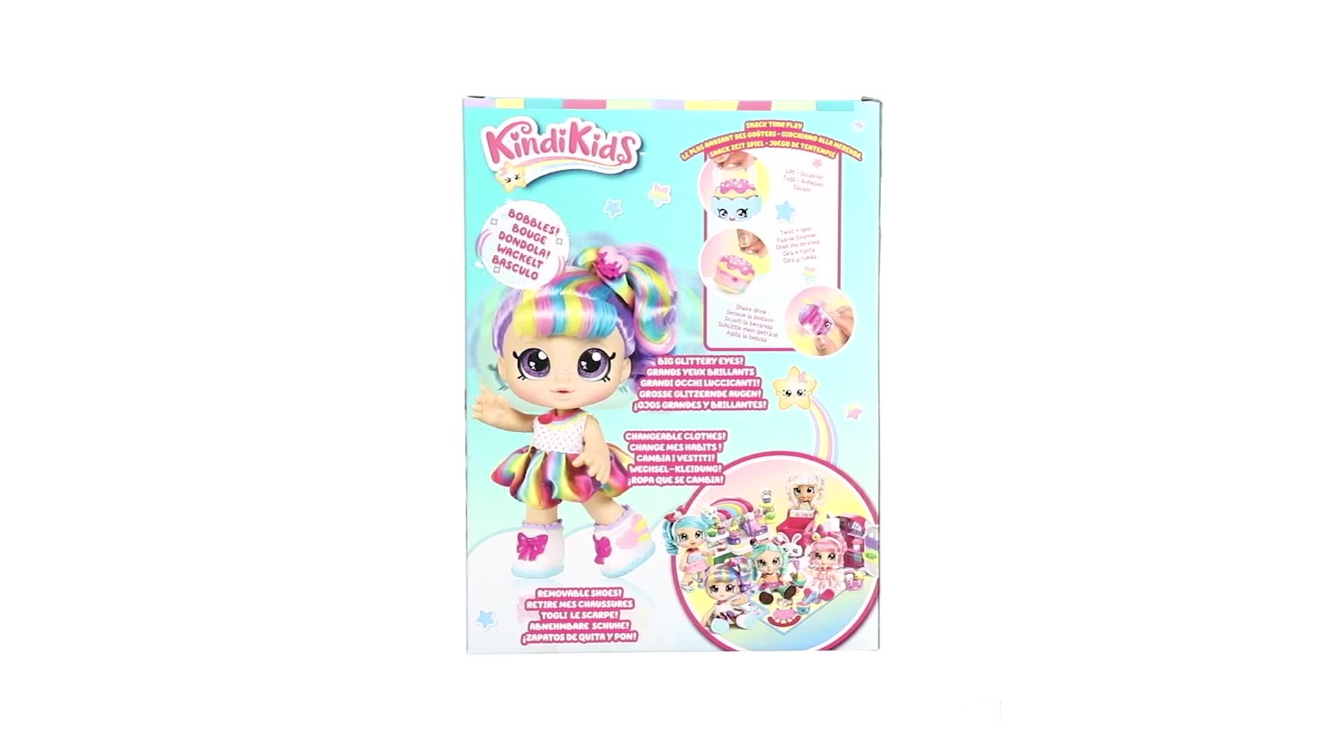 @きでぃ KINDI KIDS KDK50023 - Rainbow Kate Lalka + Akcesoria
