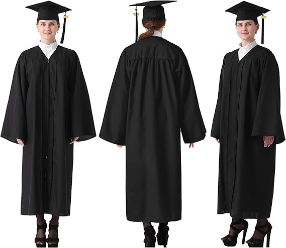 GraduatePro Matte Graduation Cap and Gown Class of 2026 Set Bulk with Tassel for High School & College 12 Colors