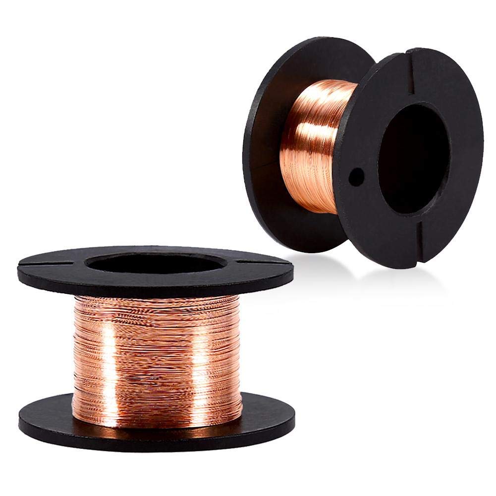 Alambre de Bobina Esmaltado 0.1mm 15m Cobre 5pcs