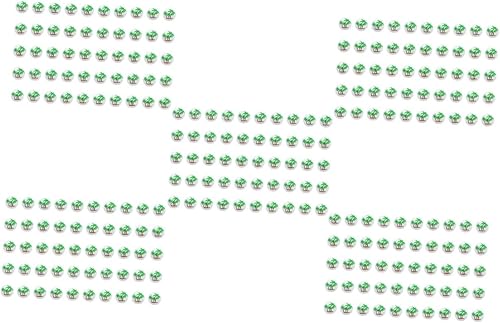 NUOBESTY 250 Pcs Coconut Tree Wooden Bead Summer Wood Beads DIY Colored Beads Jewlery Beads Summer Jewlery Jewelry Making Material Coconut Tree