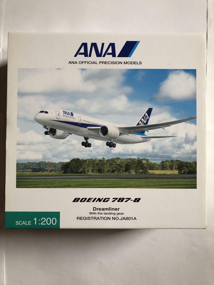 1/200 ANA BOEING 787-8 JA801A 模型 即納 新品 1/200 SQwings ANA 787-8
