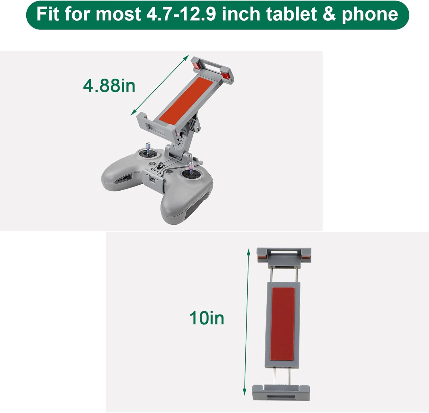 FPV Remote Controller 3 Phone Tablet 4.7-12.9 Inch Holder Mount for DJI Avata 2,Neo Drone Bracket