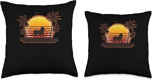 Miniatura 3 de Presa Canario Dog Breed Throw Pillow, 18x18, Multicolor