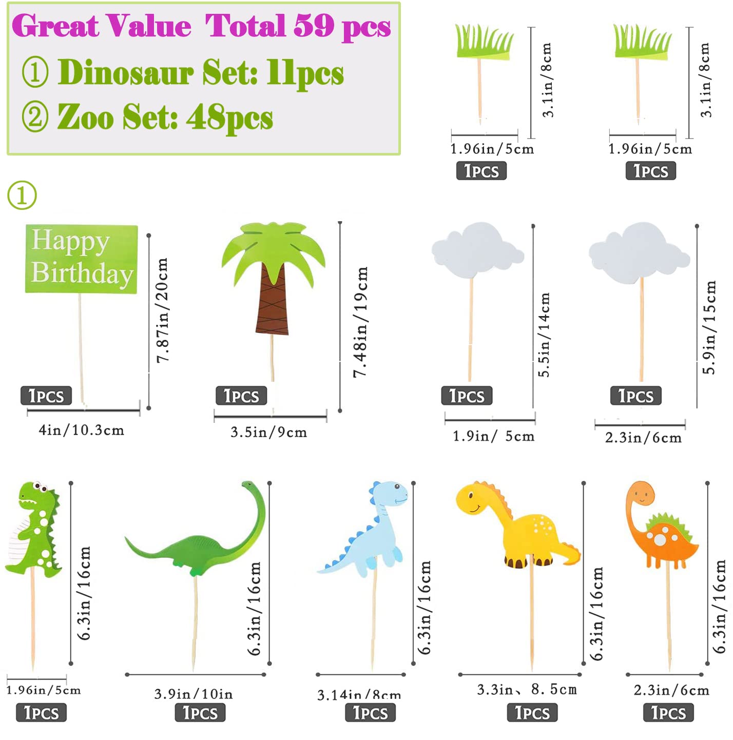 XXL Dino verjaardagsdecoratieset, dino-decoratie, kinderverjaardag