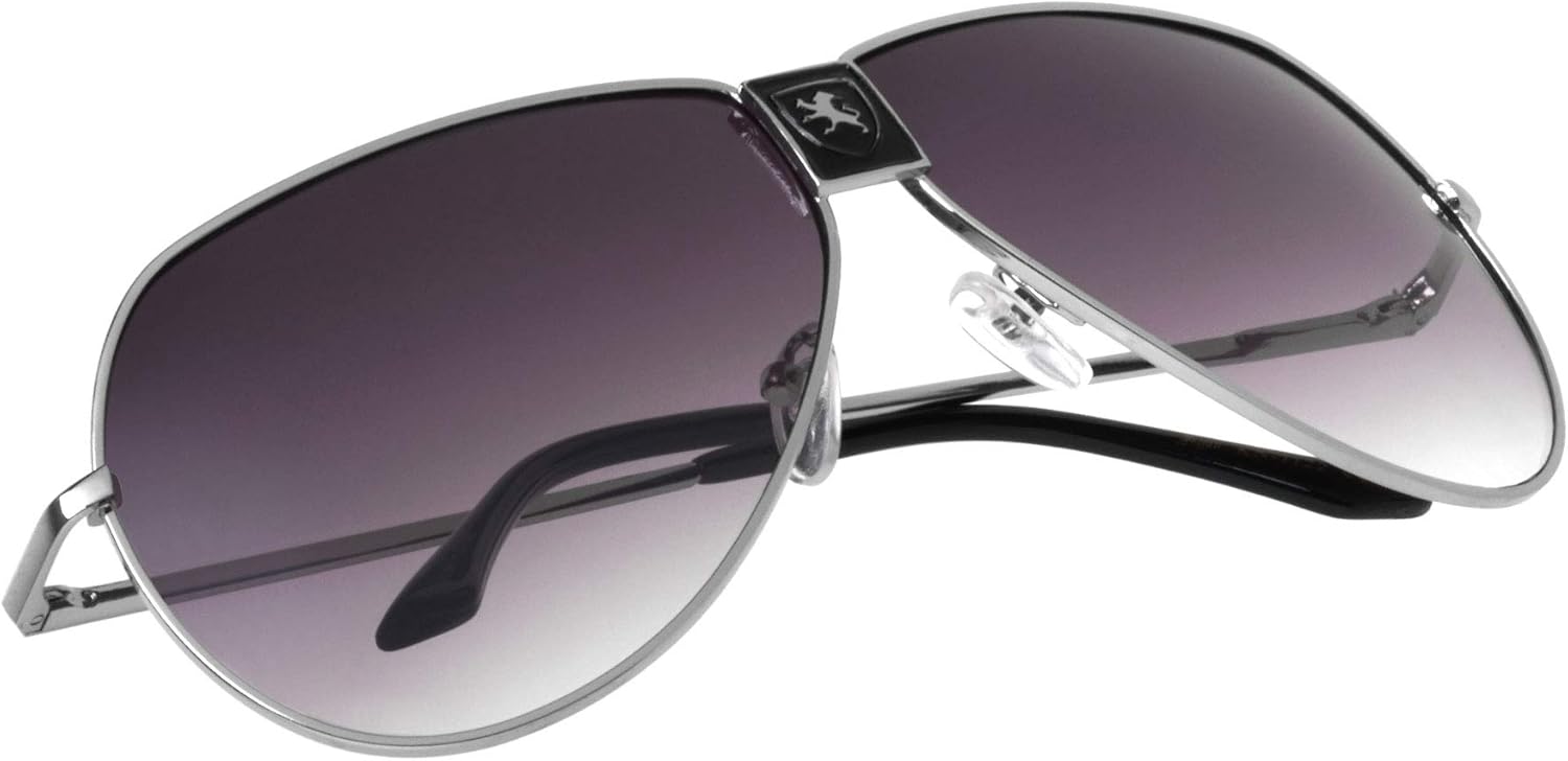 Khan Haze - Spring Hinge Sports Racing Aviators Sunglasses