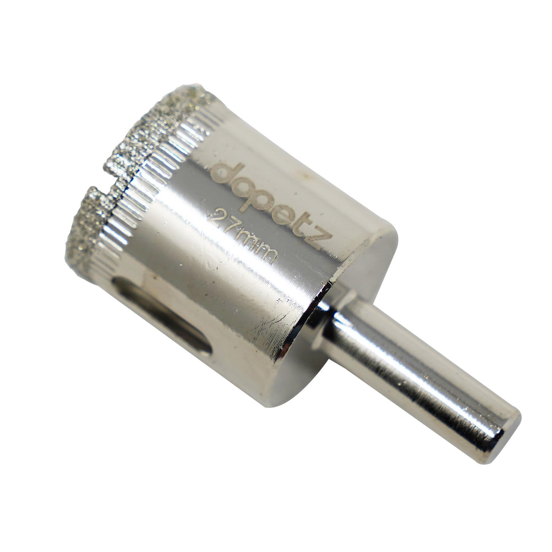 Dapetz ยฎ Diamond Drill Bit, 27mm Glass Hole Saw Core Drill Bit with Diamond Surface Coating, for Glass/Tile/Ceramic/Marble/Limestone/Fiberglass/Porcelain Cutting โ image 1