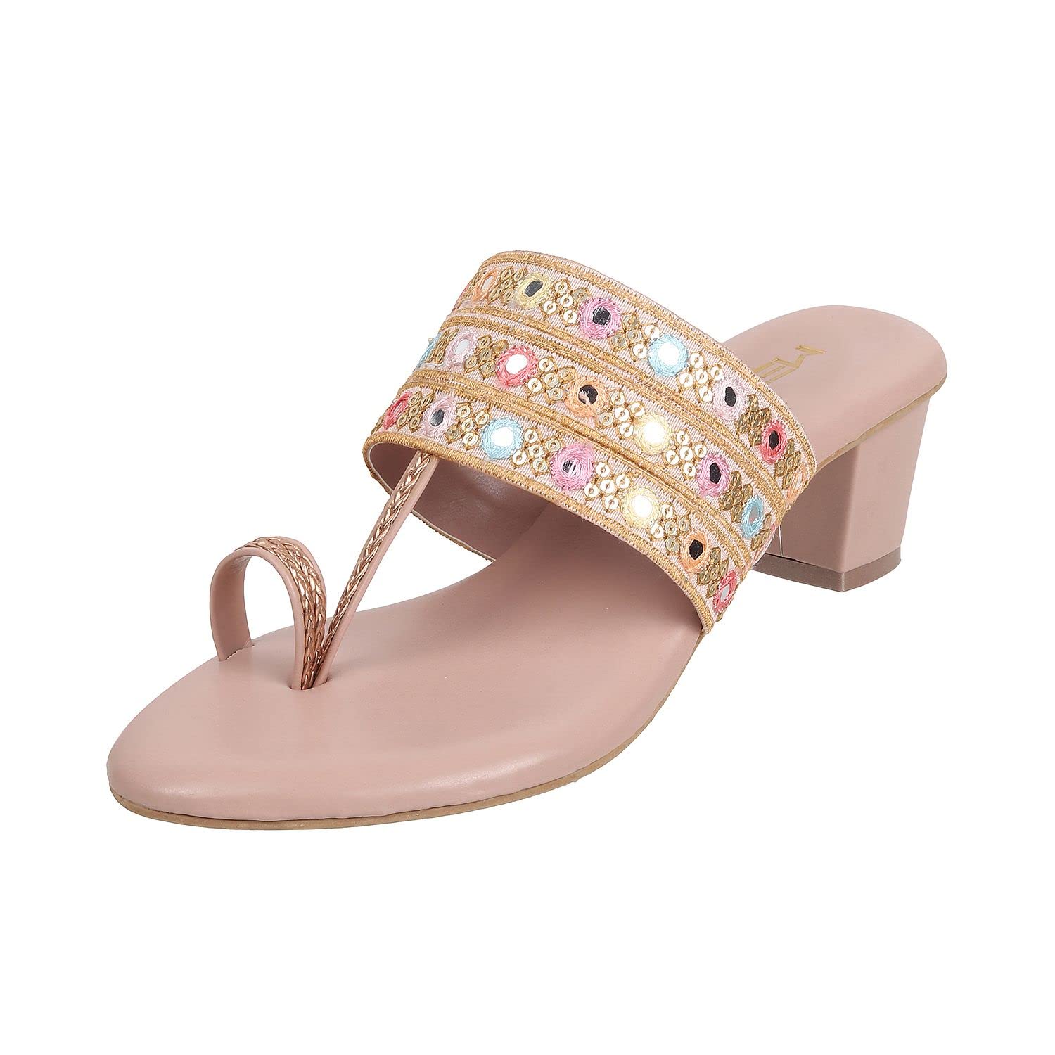 Women Etnicwear Block Heel Sandal