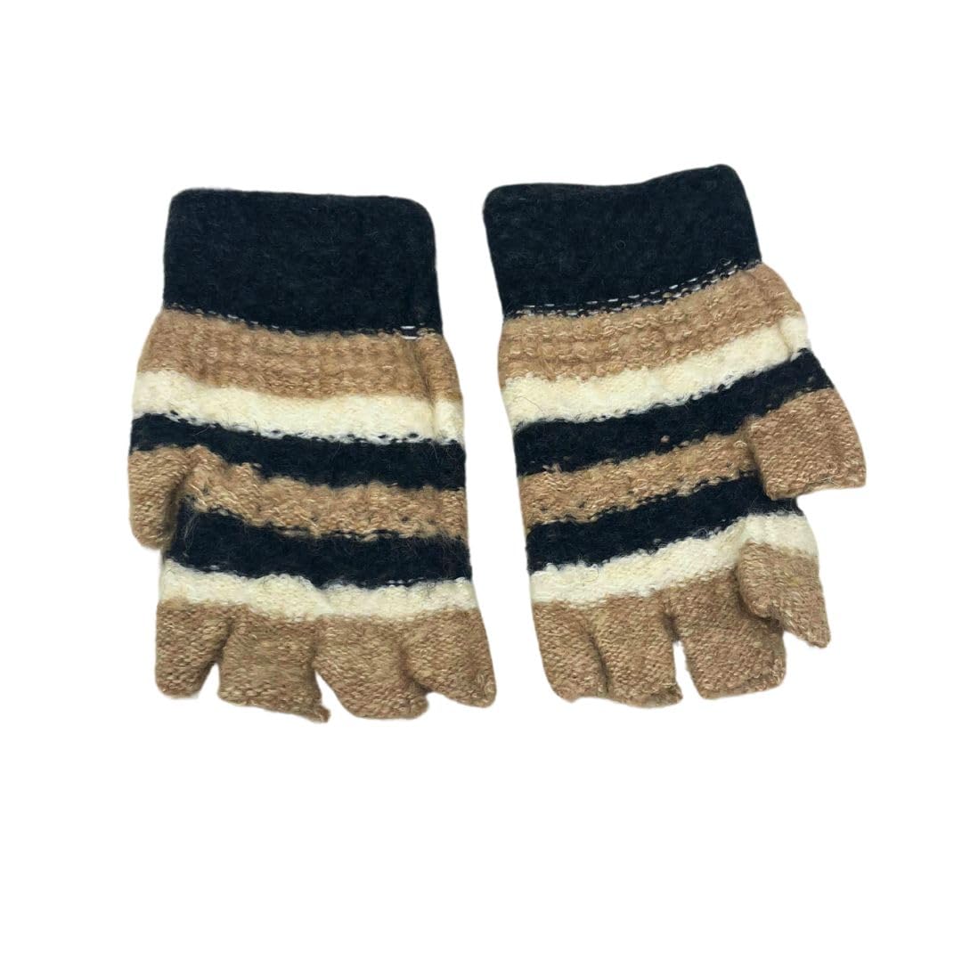 Finger Cut Half Finger Gloves Winter Knit Touchscreen Warm Stretchy Mittens Fingerless Gloves in Common Size for Men and Women-image-19