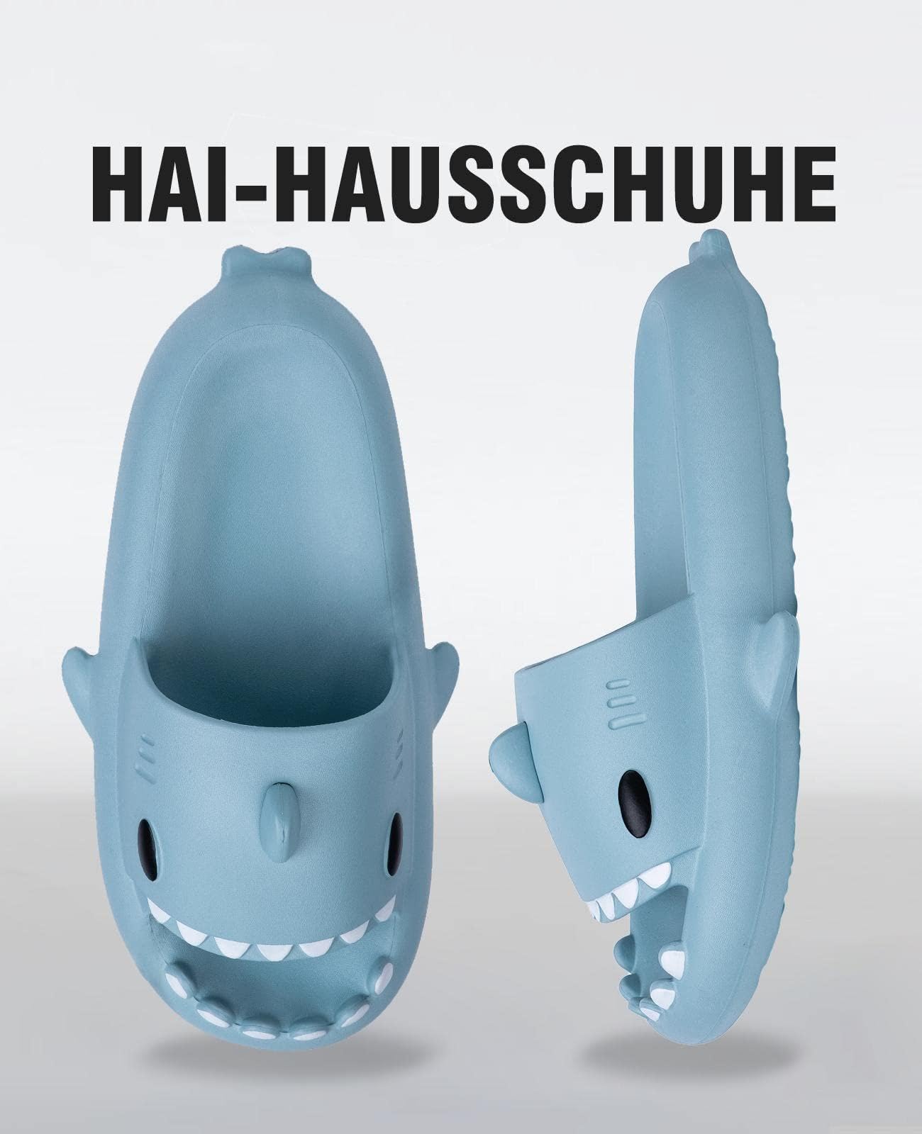 SAGUARO Claquettes Requin Femme Homme, Chaussons de Maison Piscine et Plage Confortable Enfant, Pantoufles de Bain et Douche Antidérapantes, Chaussures de Requin