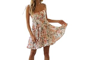 Womens Floral Mini Dress 2024: Flowing Elegance with a Touch of Bohemia