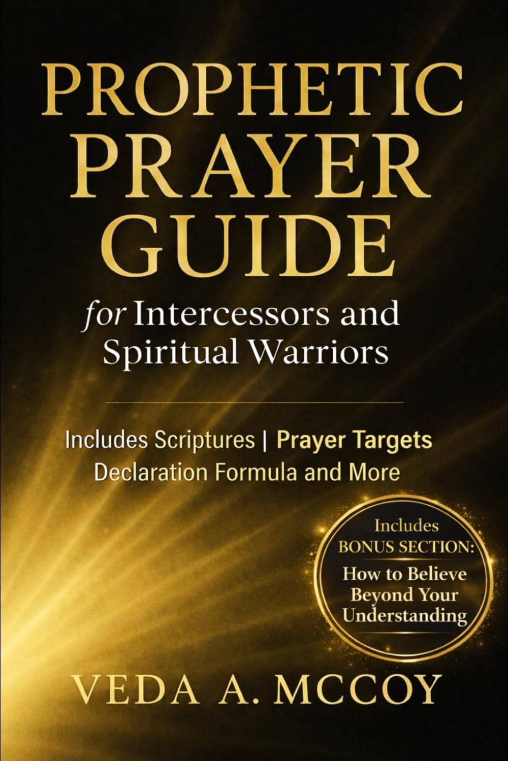 Prophetic Prayer Guide for Intercessors and Spiritual Warriors: Includes Scriptures | Prayer Targets | Declaration Formula | and more