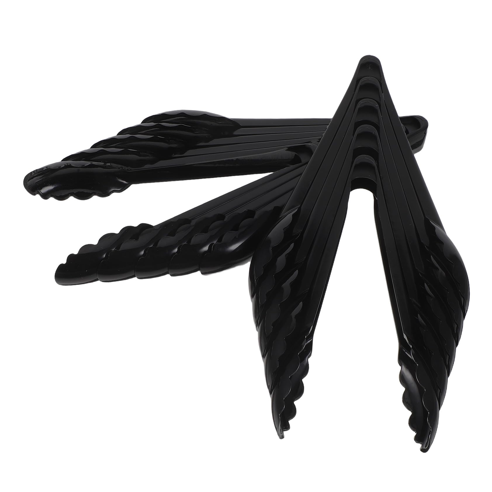 Ustensiles de service à salade LIFKOME lot de 10 pinces noires pour buffet de fête