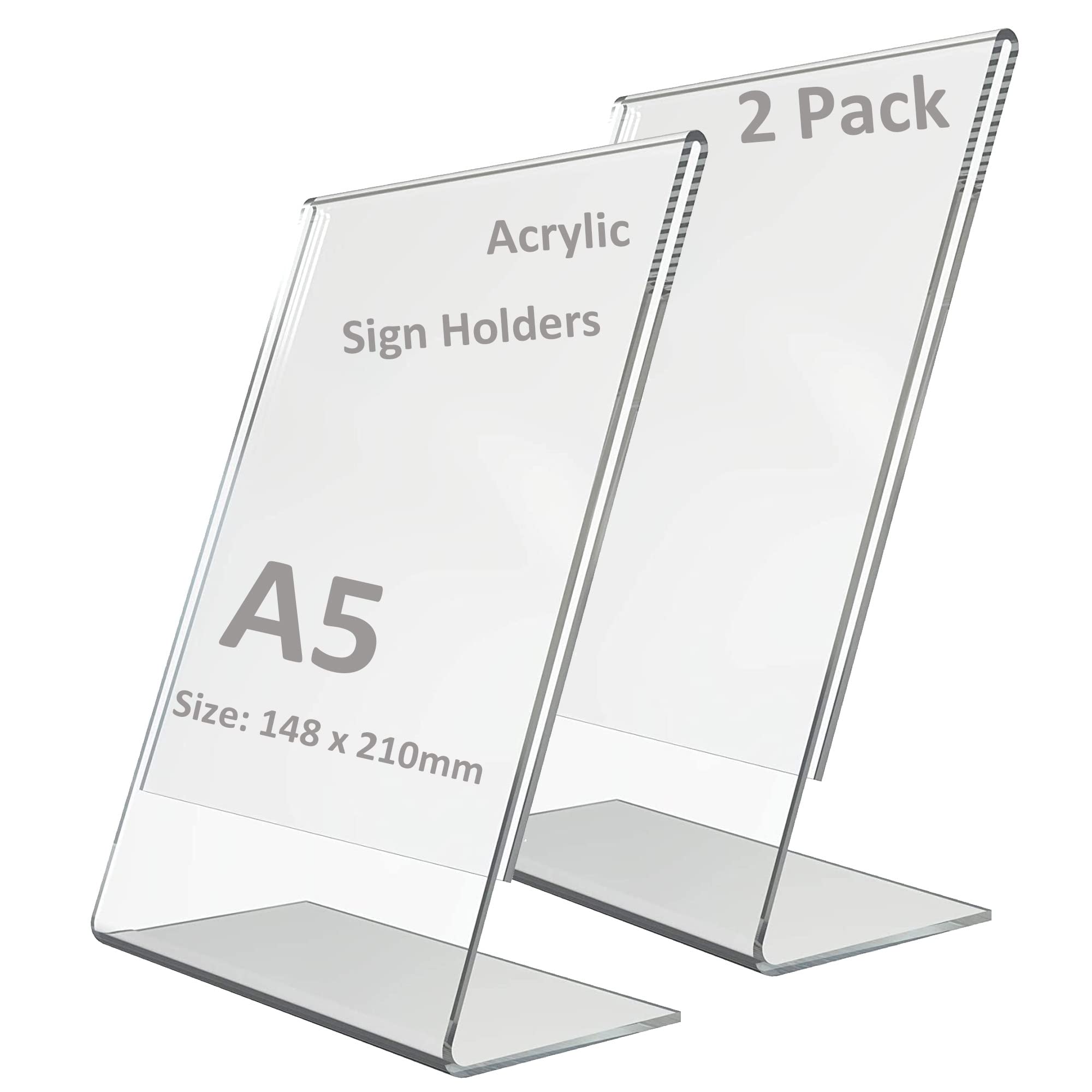 Exhibidor Acrilico Marketing Holders Paquete De 12 Soportes