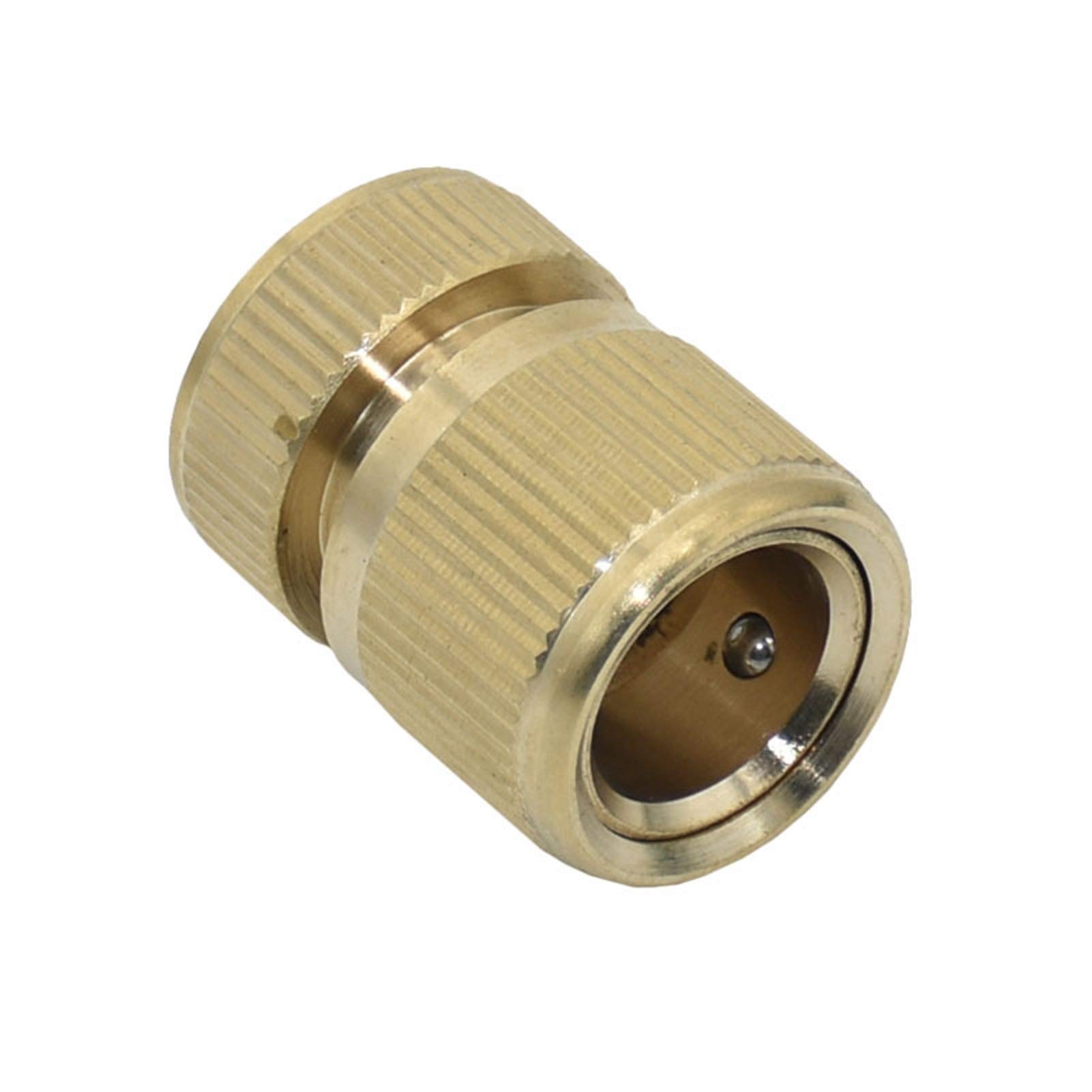 Accessori di giunzione per tubi flessibili Femmina G3 / 4 Connettore rapido Brass Autolavaggio Acqua Acqua Pistola for acqua 5/8 "Adattatore for connettore di irrigazione da giardino in rame 8pcs