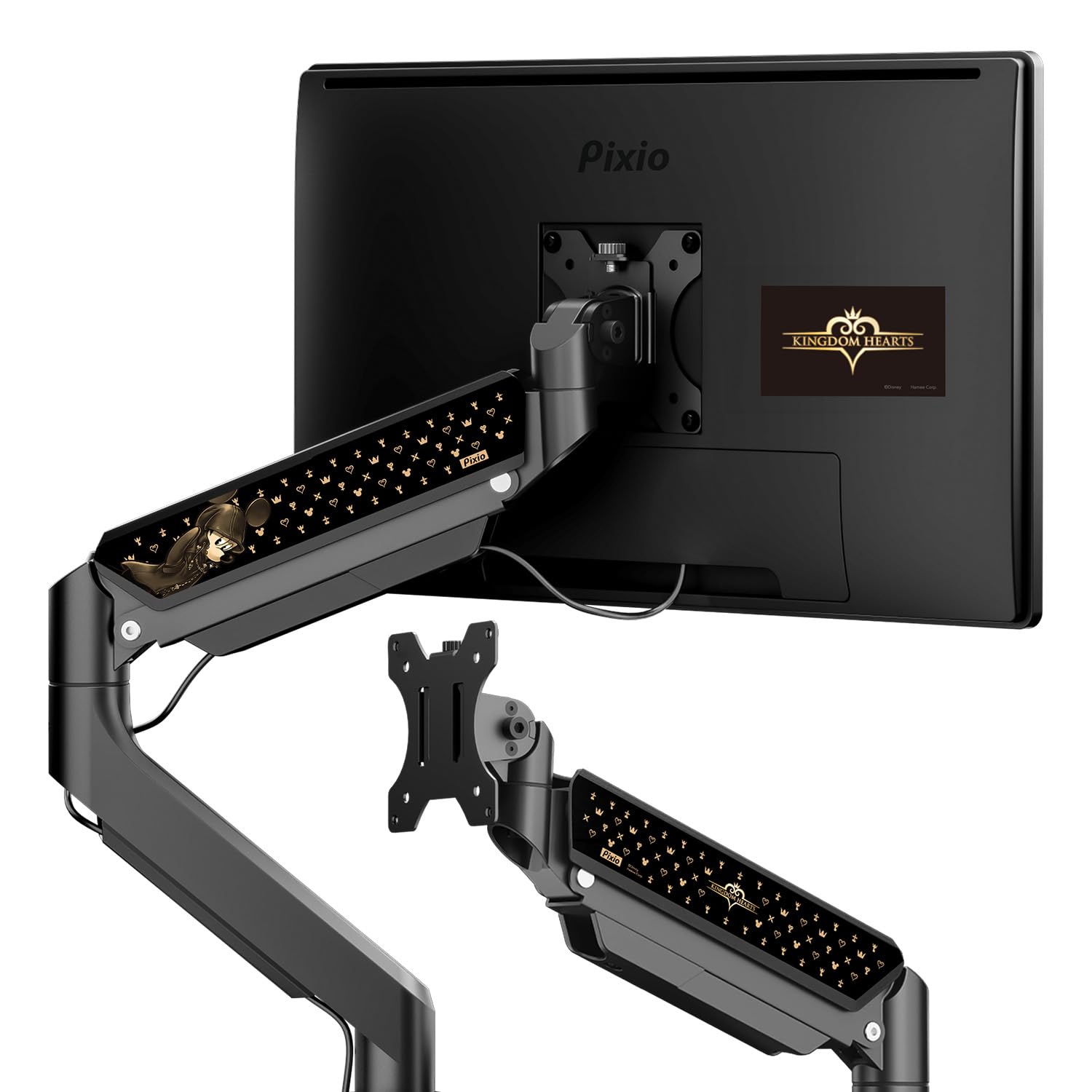 Pixio PS2S モニターアーム シングル 黒 17-49インチ対応 Amazon.co.jp: Pixio PS2S モニターアーム シングル 黒 17-49