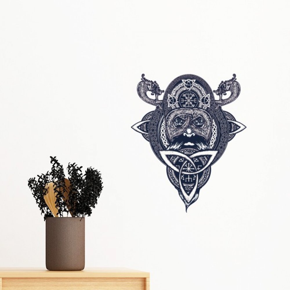 Sticker mural dragon chinois amovible de 80 cm pour déco de chambre