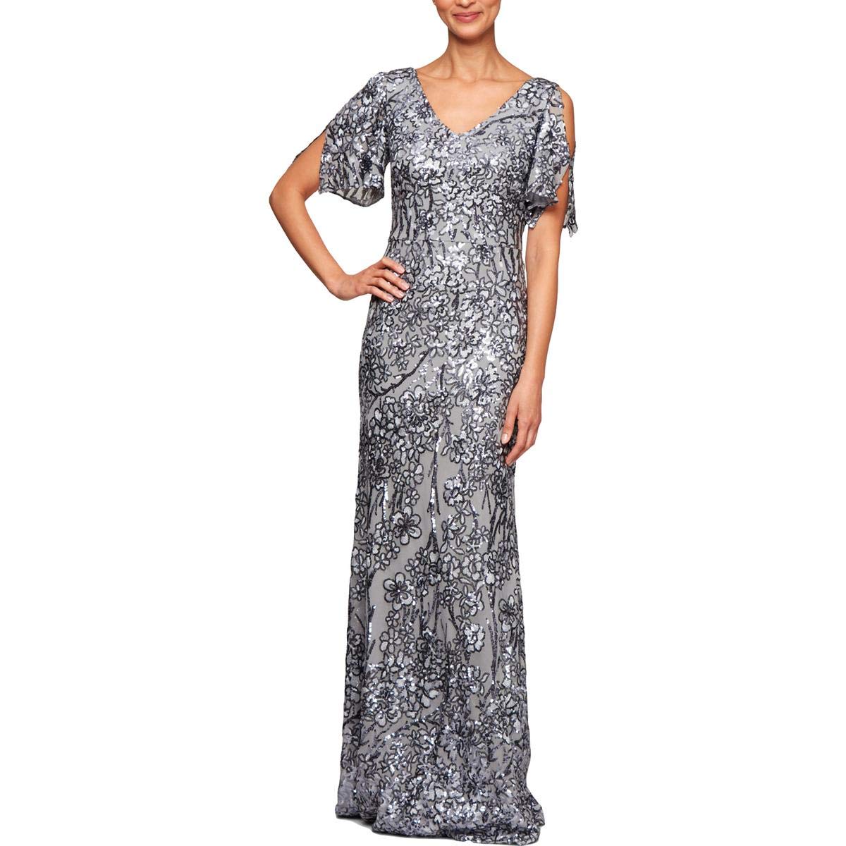 Alex EveningsWomen's Long Sequin Dresses Special Occasion Dress