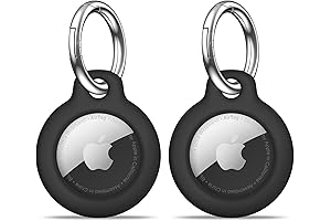 AirTag Case 2 Pack: MOLOSLEEVE AirTag Case Holder with Keychain