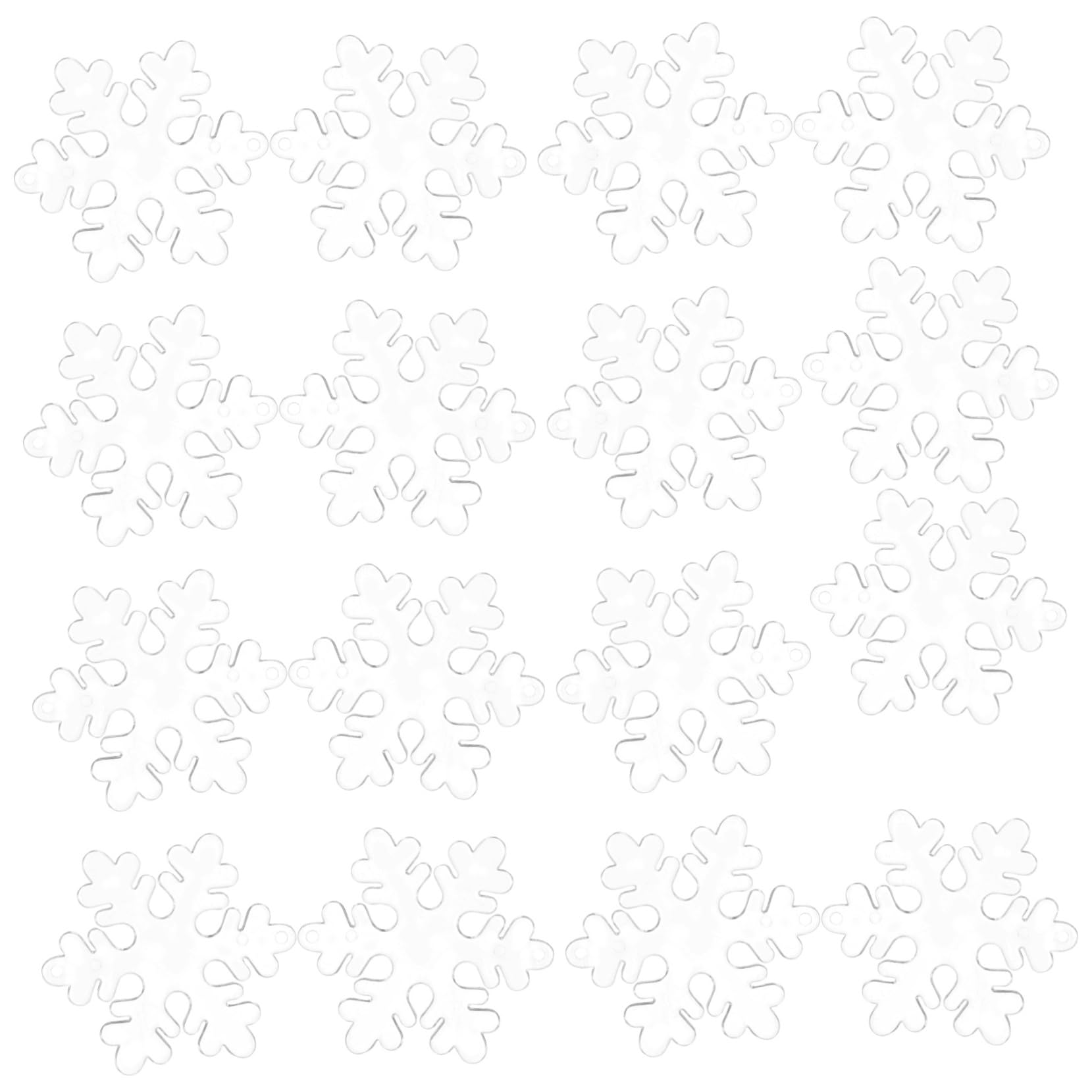 Cabilock Lot De 2 Décorations De Noël Élégantes À Suspendre Flocons De Neige Pendentifs pour Sapin De Noël pour La Décoration Intérieure 100 Pièces X 2