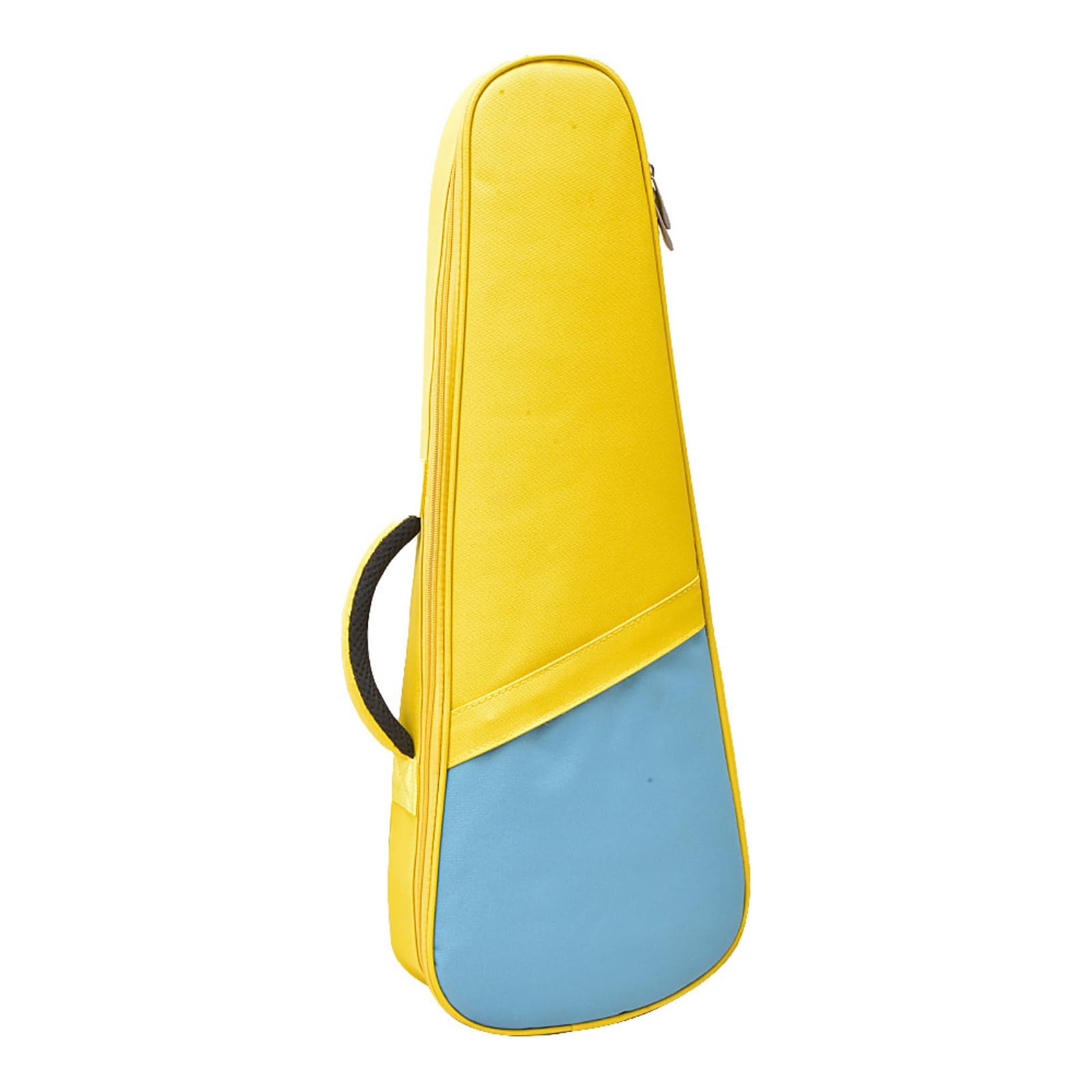 Gralara Ukulelentasche Gepolstert Ukulelen-Instrumententasche Reisetauglich Ukulelen-Rucksack für, Proben, Array, Zitronengelb + Eisblau, 23/24 Zoll
