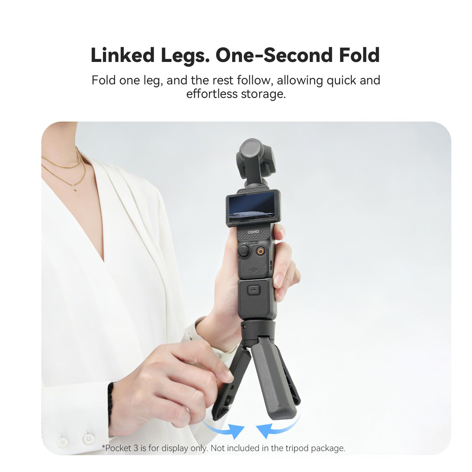 Amazon | POP-1 自動オープンミニ三脚 DJI Osmo Pocket 3/4/4P/Luna用