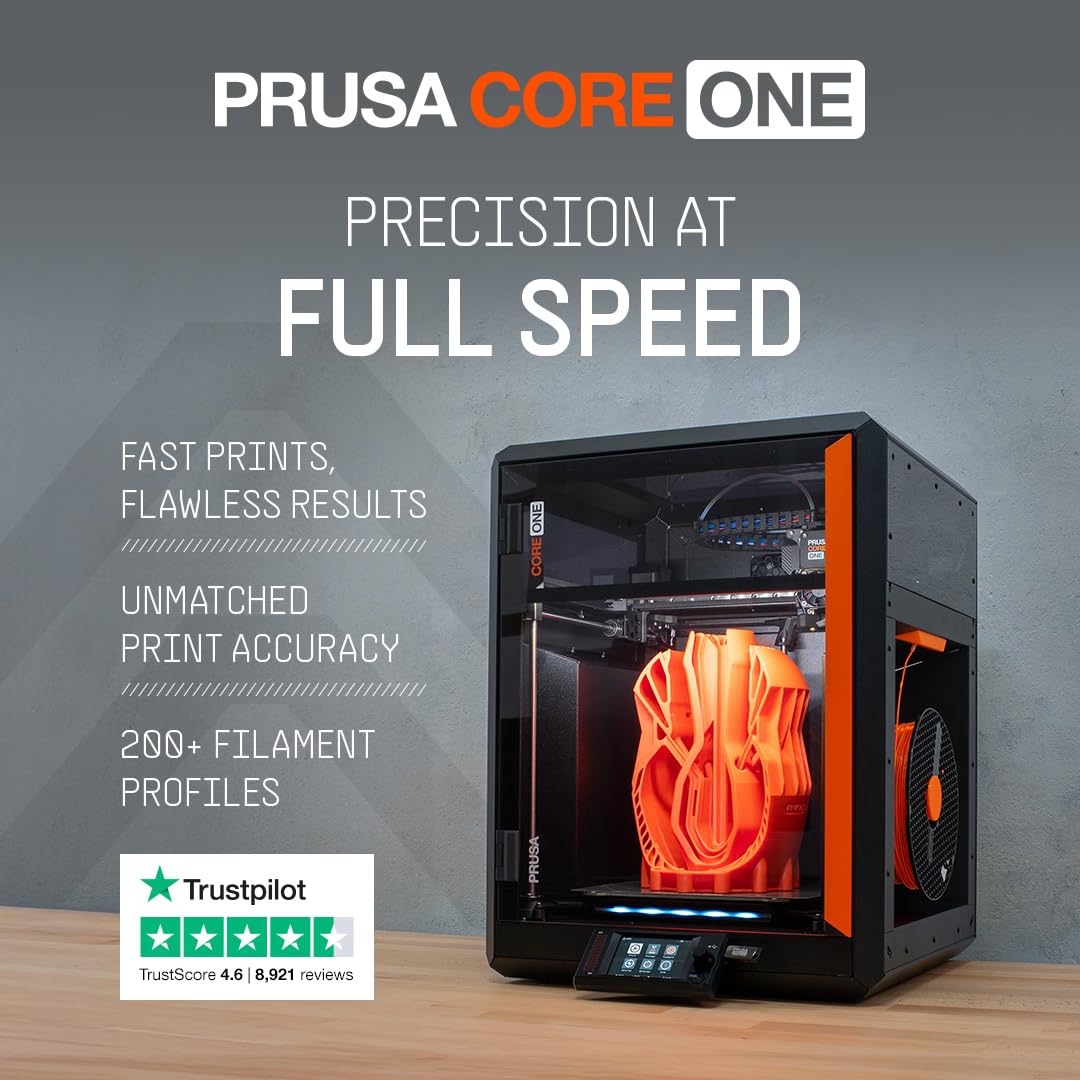Original Prusa 3D Drucker CORE One FERTIG MONTIERT – High-Speed Profi