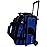 Pyramid Path Pro Deluxe Double Roller Bowling Bag (Black/Royal Blue)