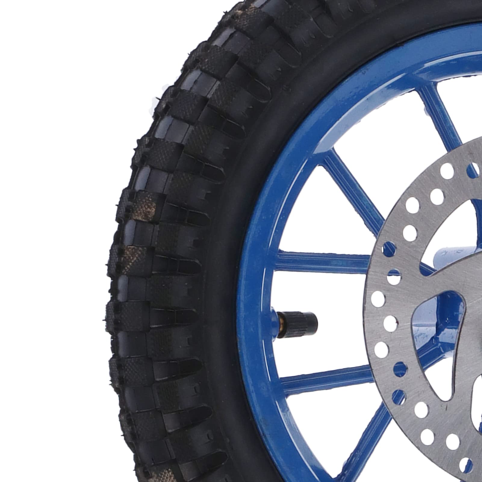 Pneumatico per Ruota Anteriore per Moto, Pneumatico per Ruota Anteriore in Gomma Bulloni per Pignone Freno a Disco 12,5x2,75 Pollici per Mini Bici Cross 2 Tempi