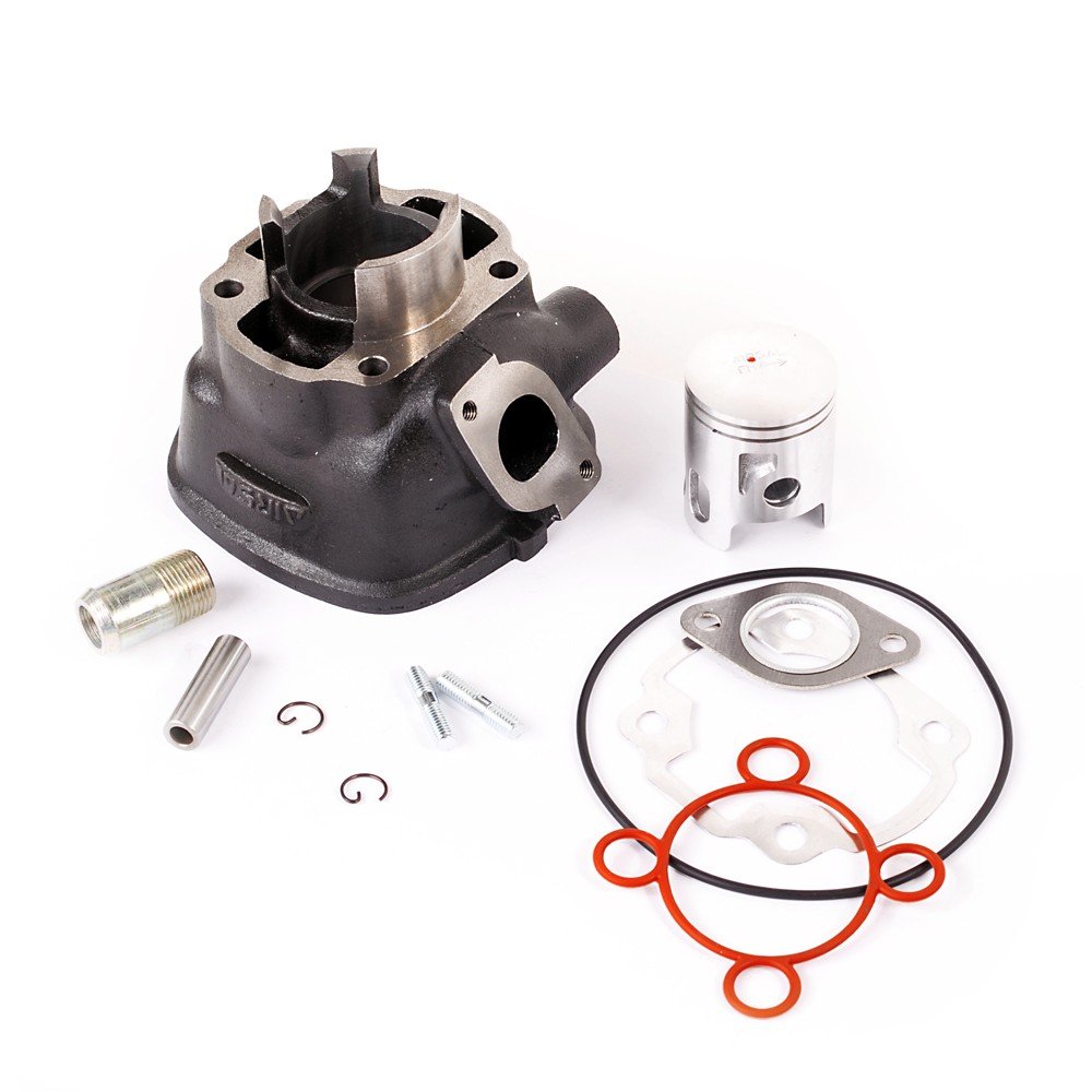 AIRSALcylinder kit sport cast iron for 50cc, D = 40 mm for Aprilia Area 51 Gulliver 492, SR50, Sonic Benelli K2 Beta Ark Eikon, Italjet Dragster, Malaguti F12 Phantom F15 Firefox MBK Nitro, Mach G, Yamaha Aerox, Jog RR 50