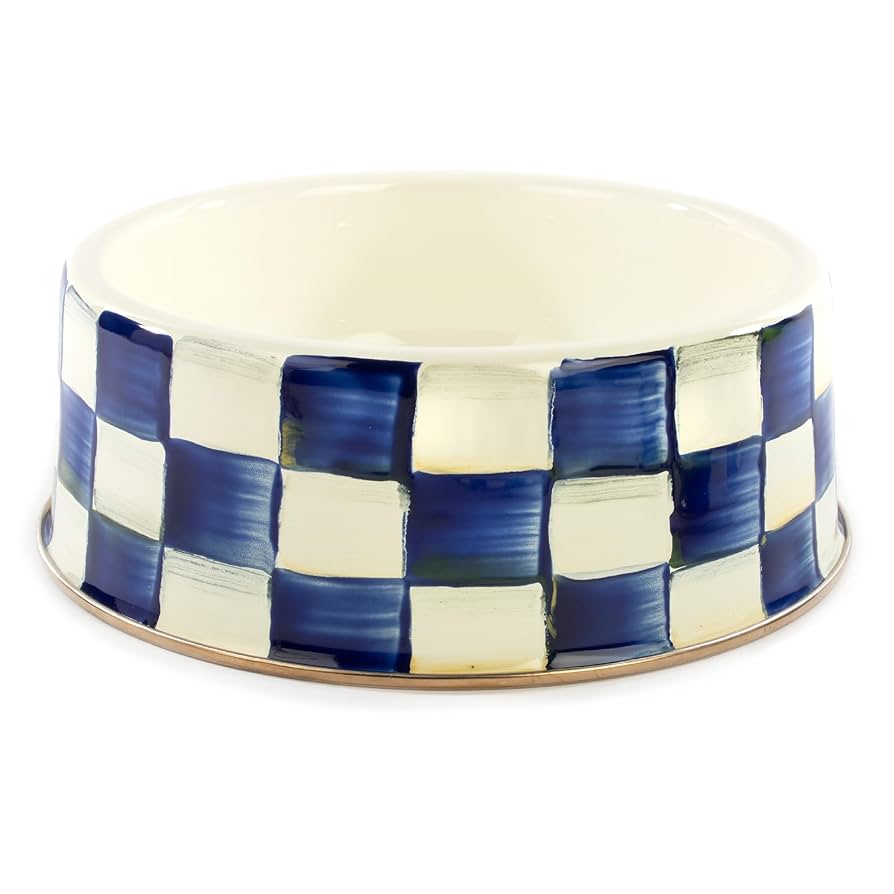 Pet Supplies : MACKENZIE-CHILDS Pet Bowl, Cute Cat and Dog