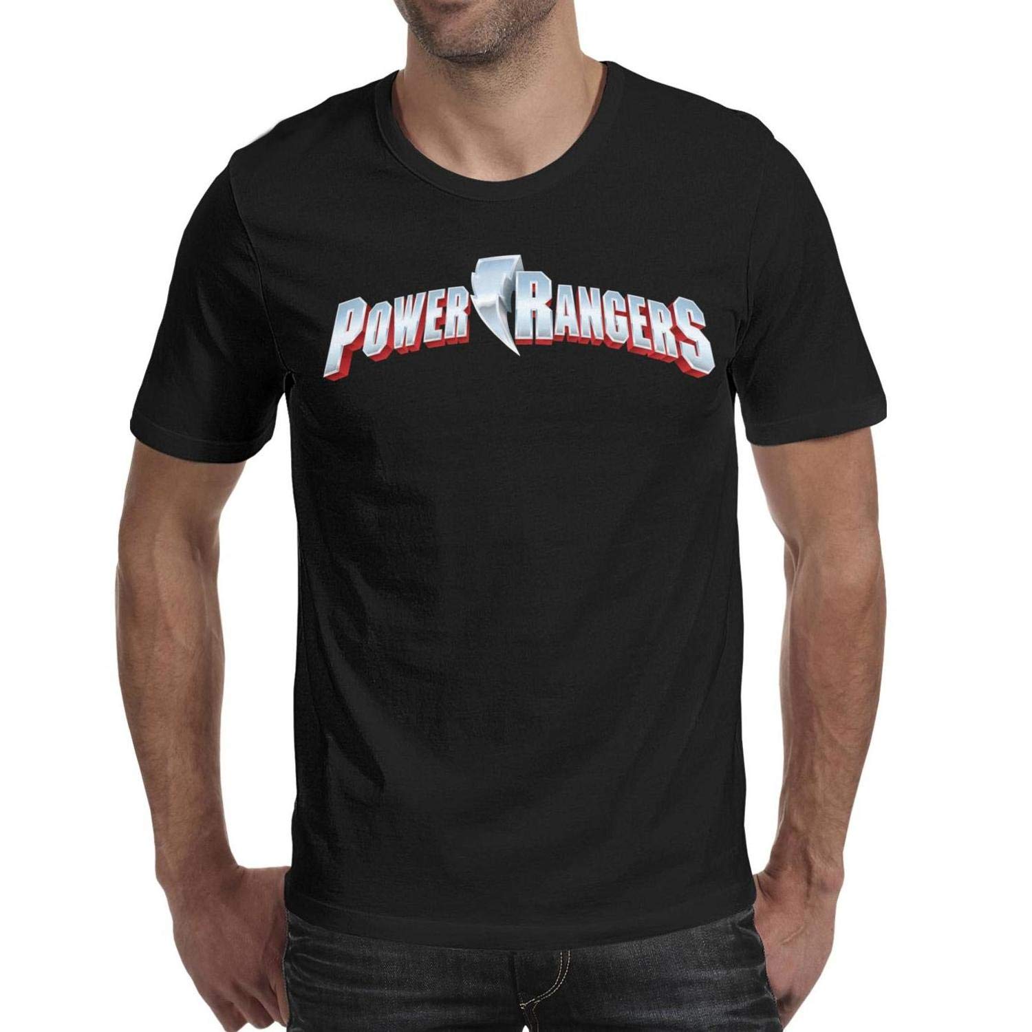 Mens Guys Power-Rangers-SPD- Cotton Short Sleeved Tee Shirts