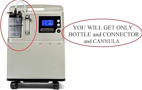 Miniatura 5 de Humidificador de botella de agua Plus Tubing Connector Codo de 12" y tubo de oxígeno - 50 pies