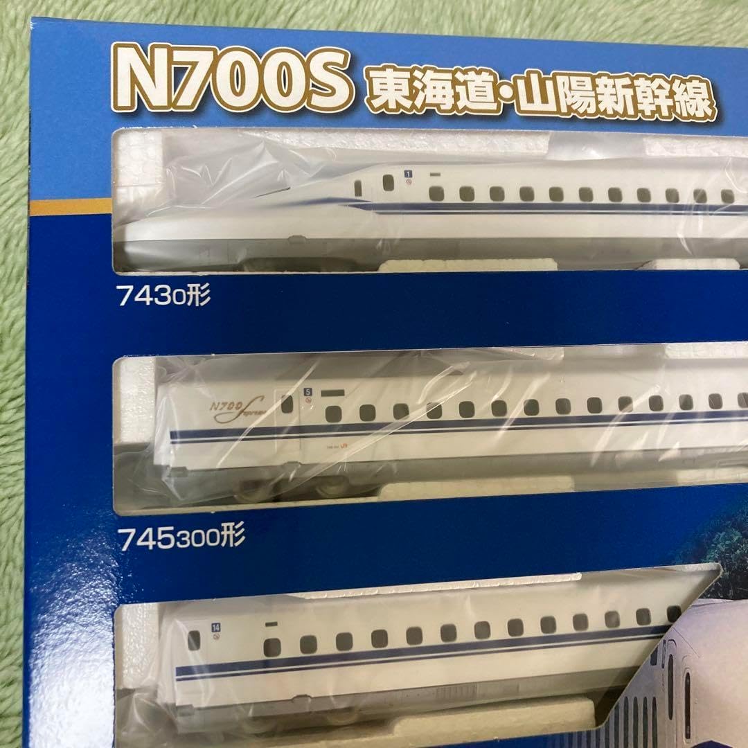 10-398 700系新幹線「のぞみ」 8両増結セット(動力無し) Nゲージ 鉄道模型