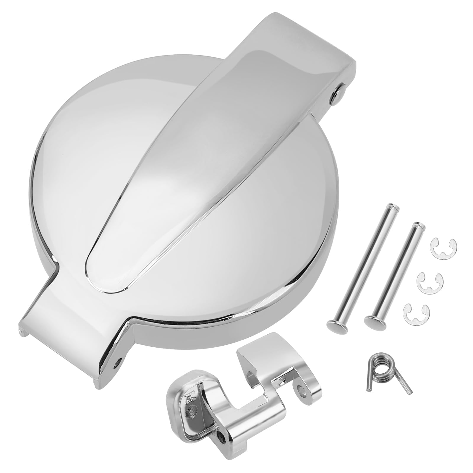 M MATI Fuel Cap Gas Cap Latch Kit Chrome for Honda CB200 CB350