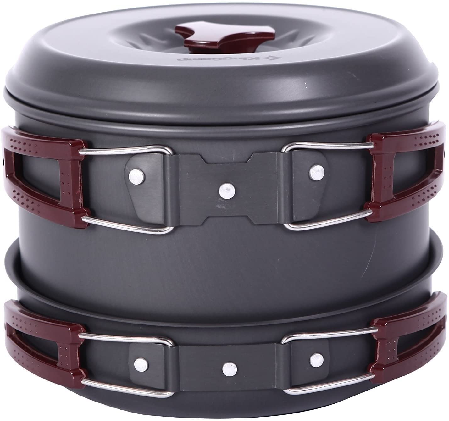 XMING Pentole Pieghevoli Pentole da Campeggio Set Leggero in Alluminio Eco-Friendly Fornello Set for Campeggio All'aperto Picnic Escursionismo Trekking Backpacking