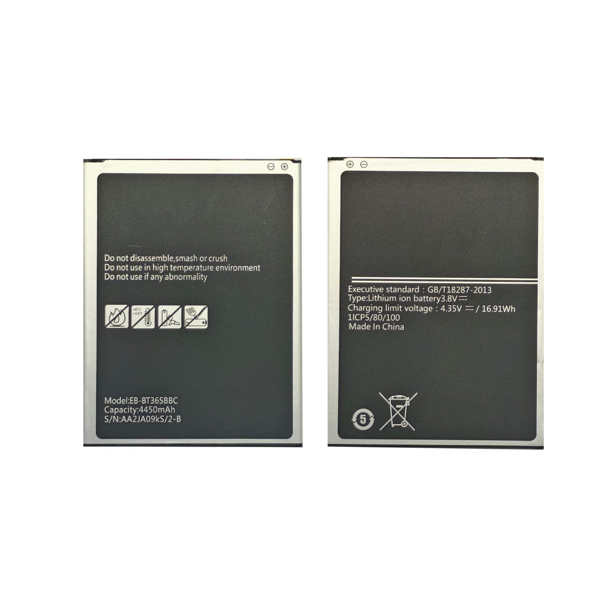 EB-BT365BBC EB-BT365BBE - Batteria ricaricabile a 0 cicli compatibile con Samsung Galaxy Tab Active 2 SM-T360 con kit di strumenti di riparazione