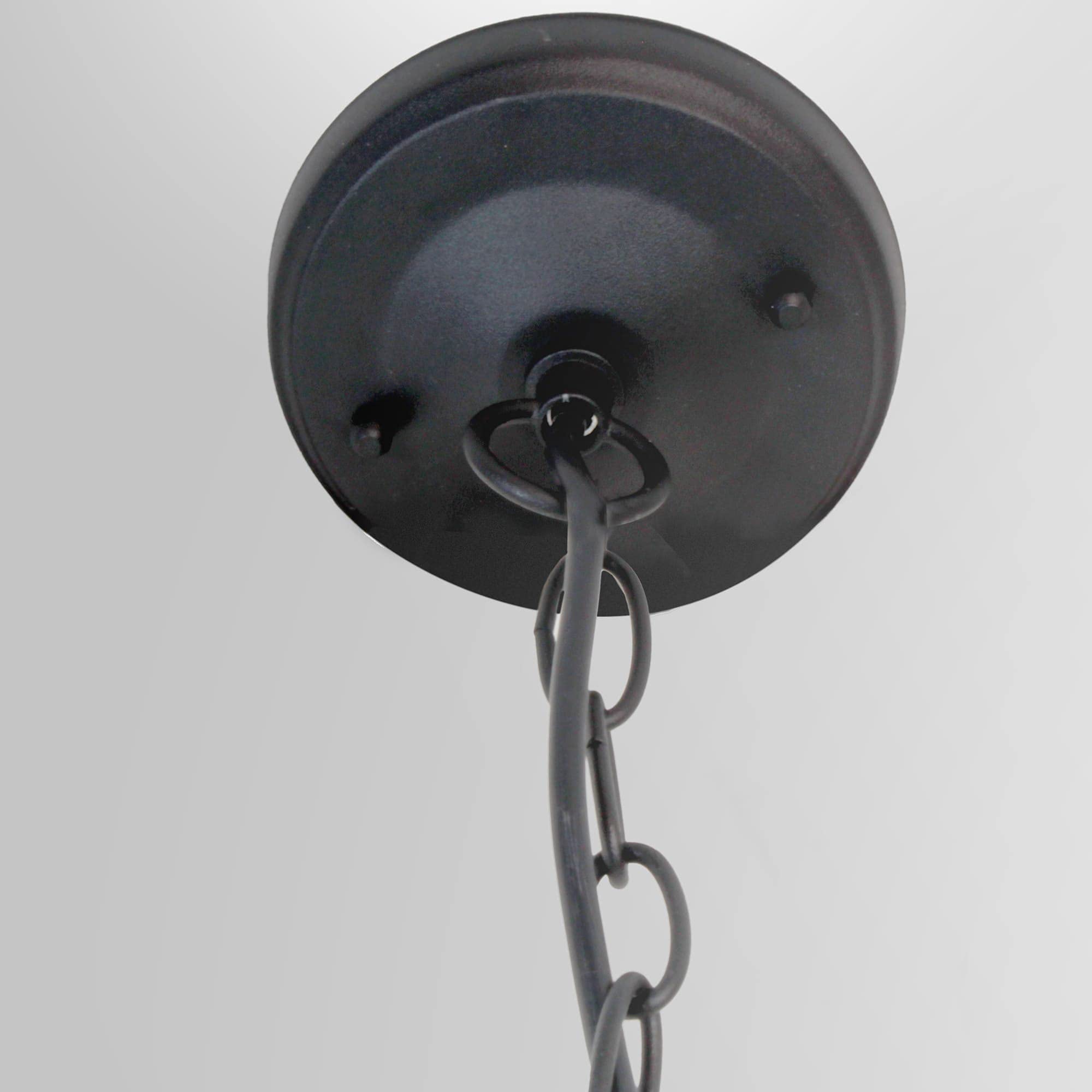 wonderlamp - Lámpara colgante exterior Avenida, 1xE27, Máx. 60 W, IP 23, Lámpara Vintage, forma de Farol con cristal, Negro
