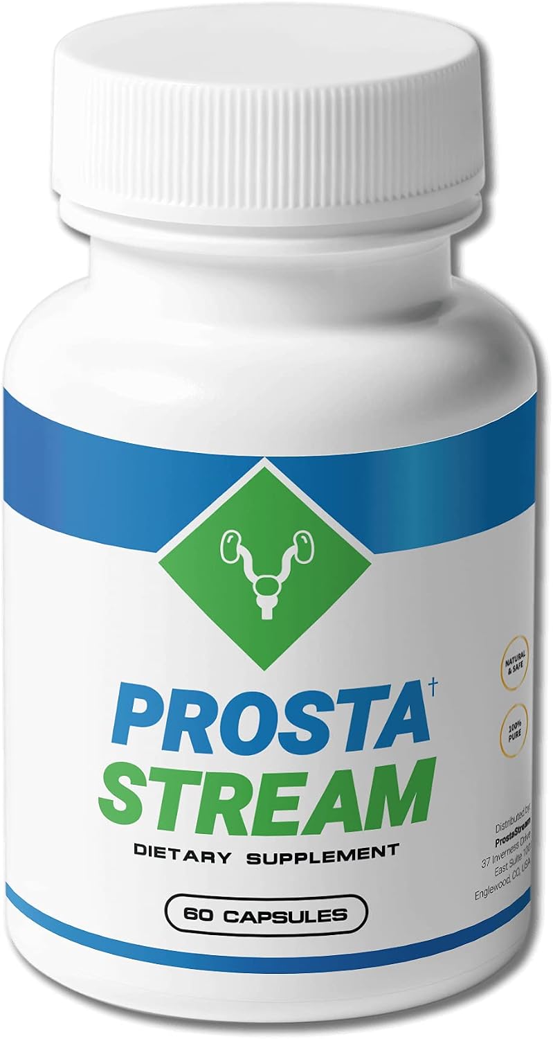 Official Prostastream Capsules, Advanced Prosta Stream Supplement Caps Reviews, 1 Bottle Package, 30 Day Supply 60 Capsules