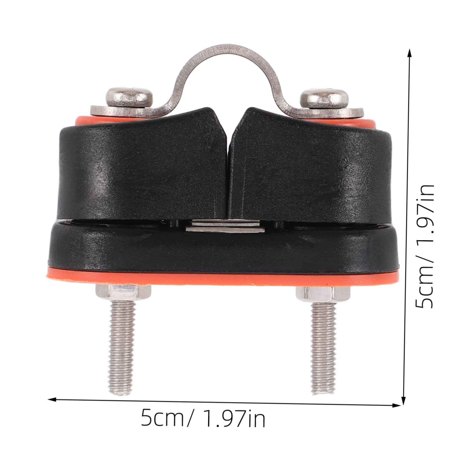 GANAZONO Sailboat Kayak Cam Cleat Durable Nylon Stainless Steel Rope Clamp with Ball Bearings Versatile Accessories for Secure Control Sailing Boating Activities
