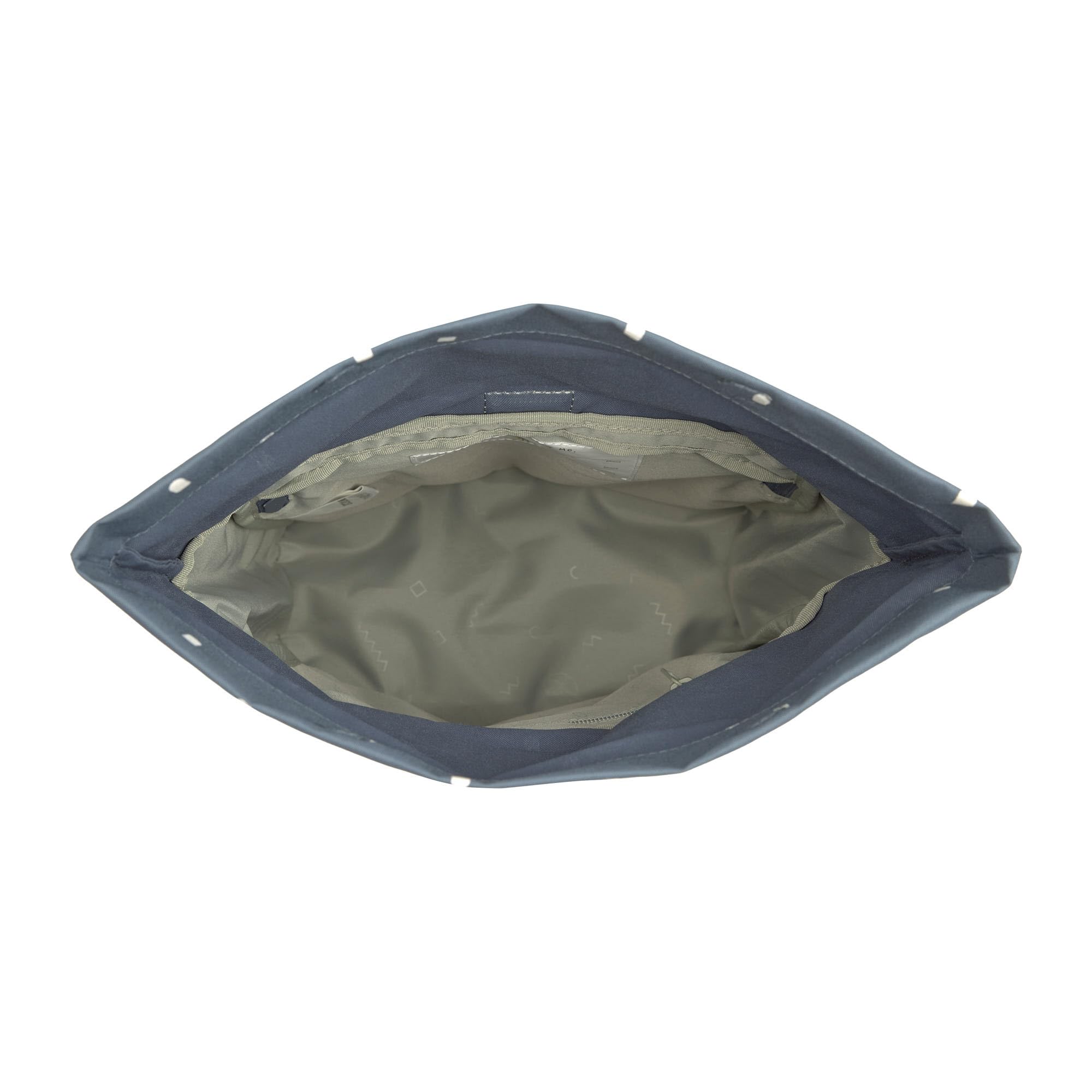 Lässig Sac à dos pour l'école maternelle Sac à dos Rolltop avec sangle de poitrine hydrofuge, 11 litres/Mini Rolltop Backpack Happy Prints bleu foncé