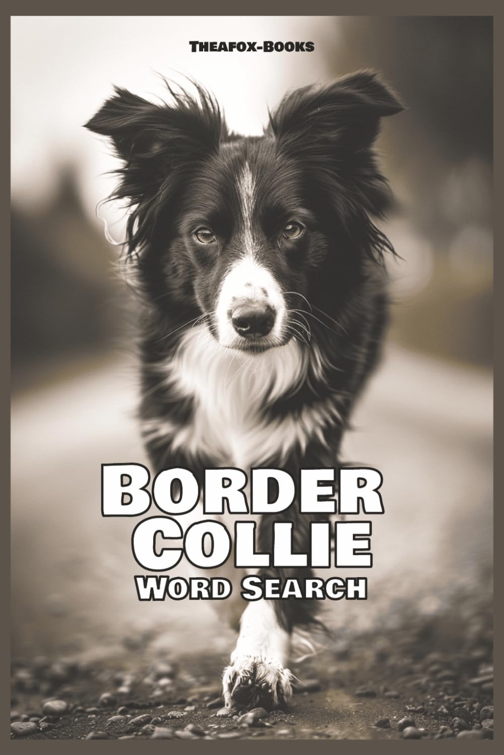 Border Collie Word Search: 50+ Word Search Puzzles | Solutions Included