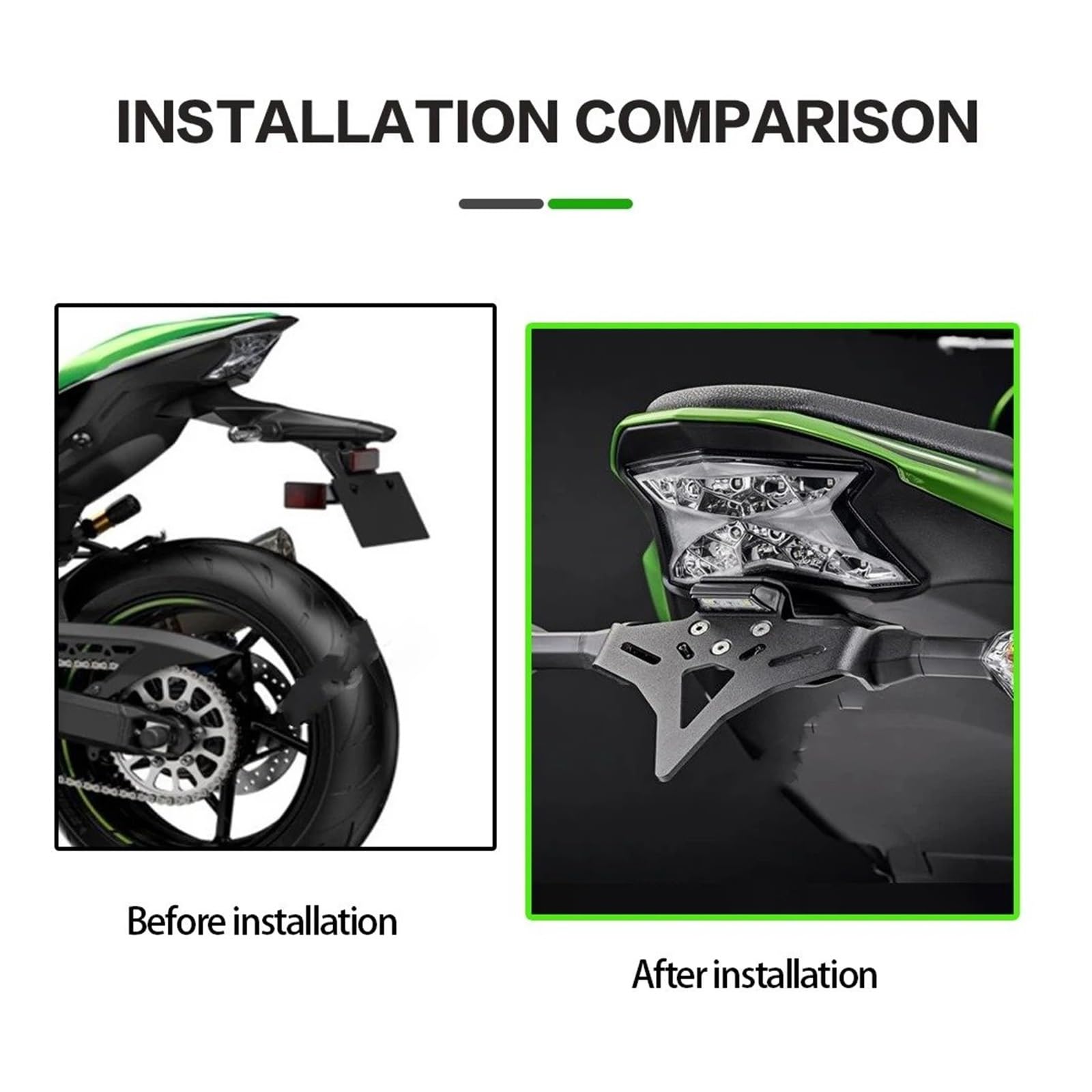 Porta targhe Moto Per Kawasaki Per Z900 Per Z 900 2021-2024